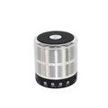 Generic Plastic Rubber Wireless WS887 Bluetooth Speaker (Silver)