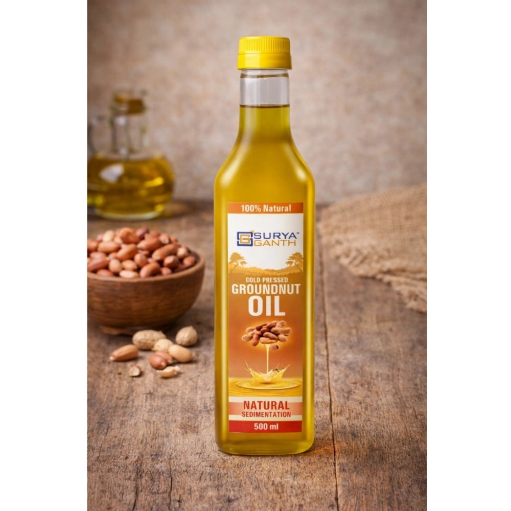 Generic Surya Ganth Cold Pressed Groundnut Oil (Natural Sedimentation)