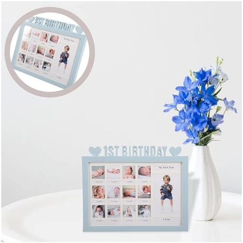 Generic Acrylic First Year Baby Photo Frame (Multicolor)