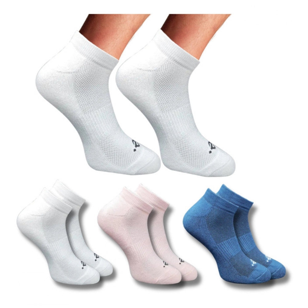 Generic 3_Pair Set Unisex Casual Cotton Printed Low Cut Socks (Multicolor)