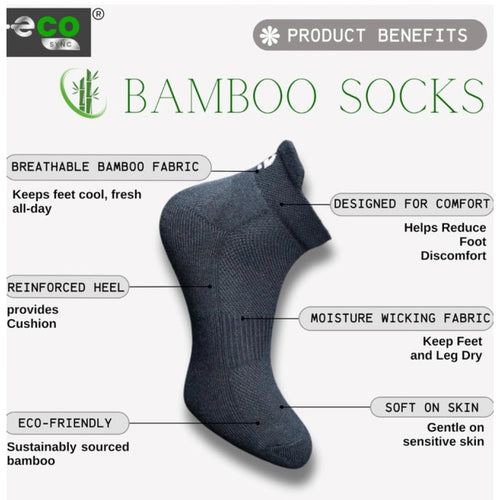 Generic 4_Pair Set Unisex Casual Bamboo Cotton Printed Ankle Length Socks (Multicolor)