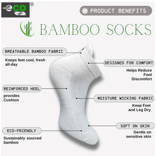 Generic 4_Pair Set Unisex Casual Bamboo Cotton Printed Ankle Length Socks (Multicolor)