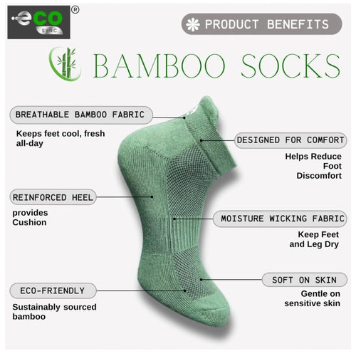 Generic 4_Pair Set Unisex Casual Bamboo Cotton Printed Ankle Length Socks (Multicolor)