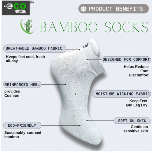 Generic 4_Pair Set Unisex Casual Bamboo Cotton Printed Ankle Length Socks (Multicolor)