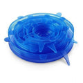 Generic Pack Of 2_Silicone Lids – Reusable Stretchable Covers for Bowls And Containers (Color: Assorted )