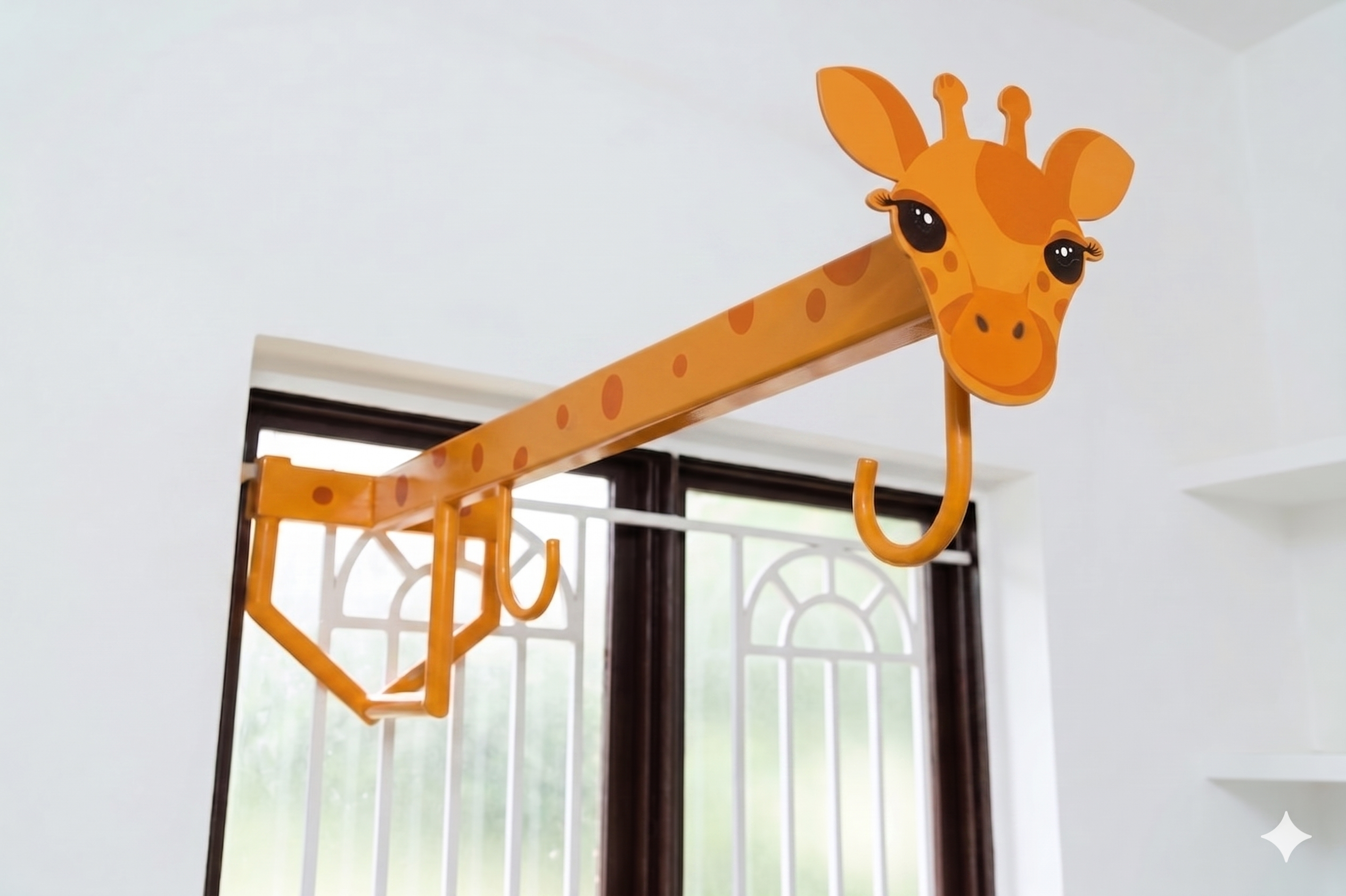 WINDOW CRADLE HANGER-YELLOW COLOR